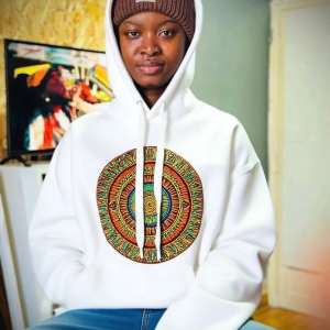 African Ankara Printed Hoodie