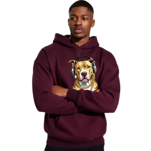 Cyborgee Dog Printed Hoodie