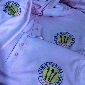 Printed business polos