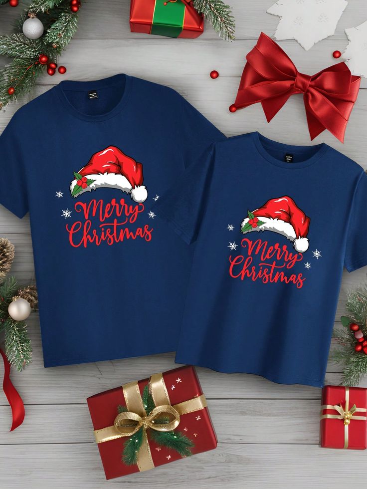 Merry Christmas Matching T-Shirts - Image 2